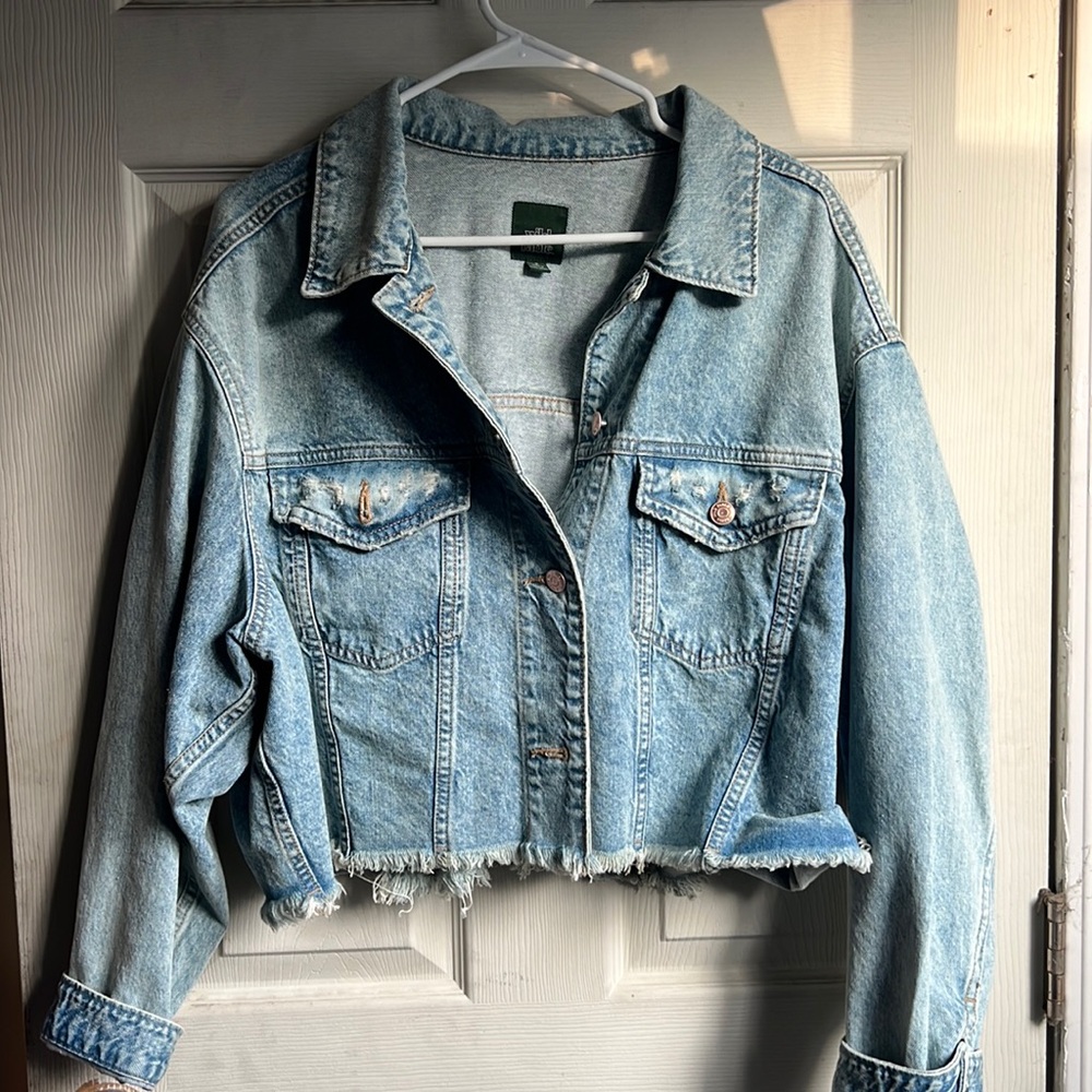 Distressed Denim Jacket